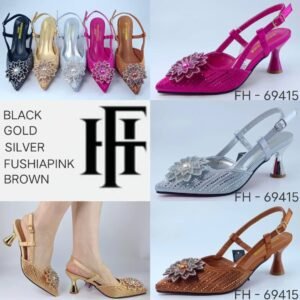 Flying hawk bridal heel