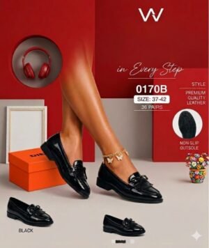 All black diesel  office shoe