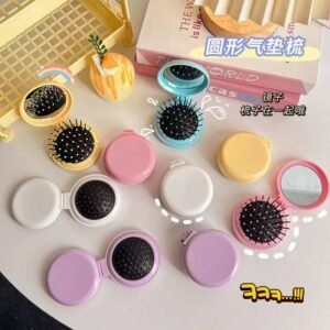 Round Shape brush and Mirror