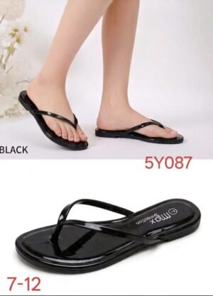 All Black Max Selection slippers