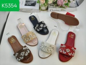 Malaika bead slippers