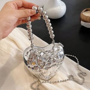 Love shape clutch  purse