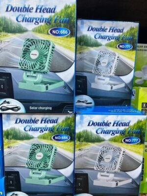 Single head rechargeable/solar fan