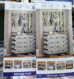 Quality big size 5layer shoe and hat shoe rack