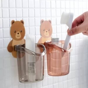 Bear wall Brush holder