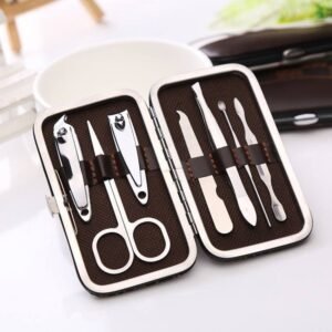 Leather manicure set