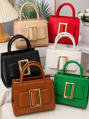Buckle bag with fan