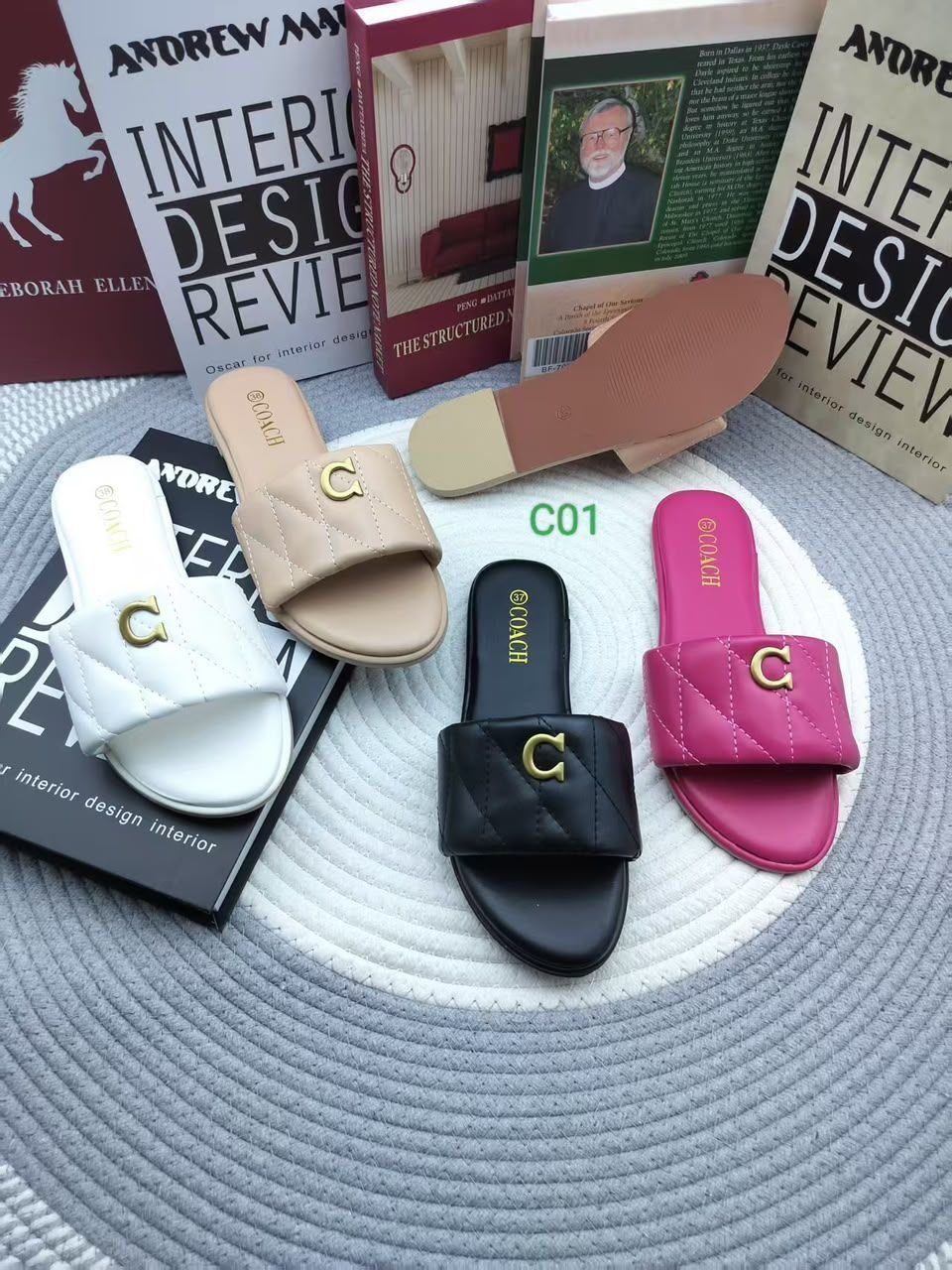 Derinola Coach slippers
