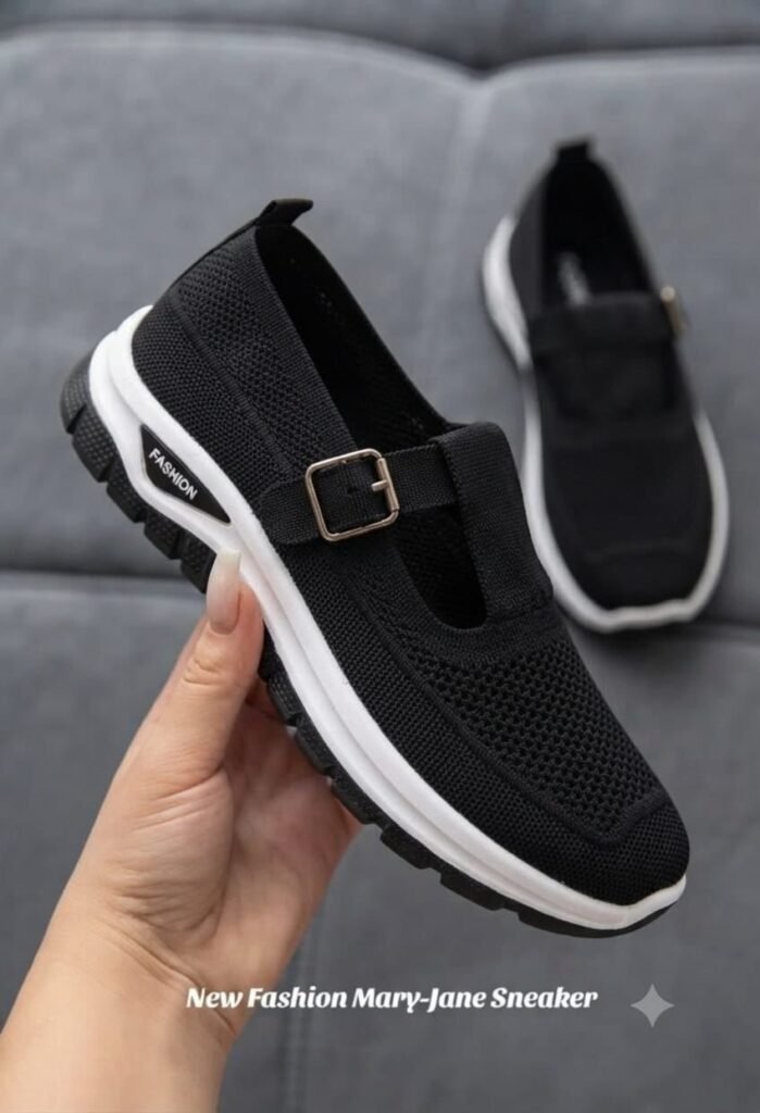 Fashion Buckle Sneakers