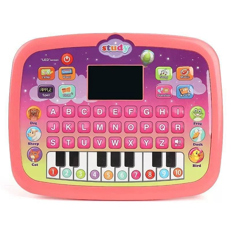 English LED screen light tablet learning.