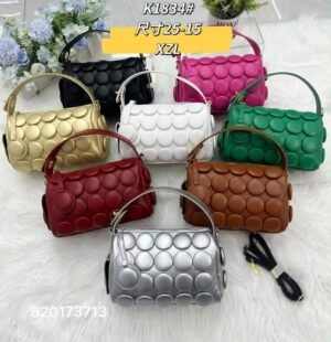 Circle botton bag